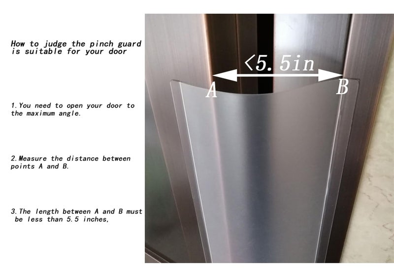 Angloria Door Pinch Guard Baby Proofing  Door Hinge Cover  Door Protector for Kids Finger Safety  Door Finger Pinch Guards Heavy Duty  Door jam Shield - Image 3